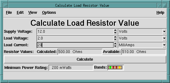 Resistor Screen Shot