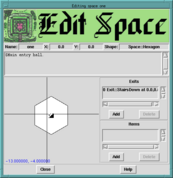 Space Editor Screen