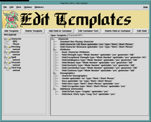V3 Template Editor Screen