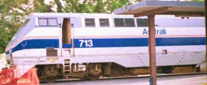 Amtrak No. 713 on a NYC Bound train