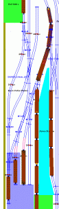 Figure 15: Switcher has dropped off the RoadRailer and is about to drop off the Auto Carrier.