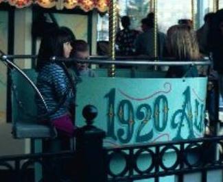 Celeste on the carousel