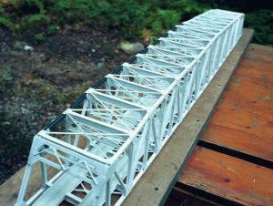 Completed bridge, top view